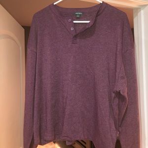 Purple button down sweater